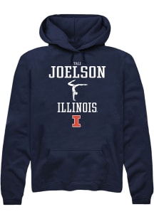 Tali Joelson  Rally Illinois Fighting Illini Mens Navy Blue NIL Sport Icon Long Sleeve Hoodie