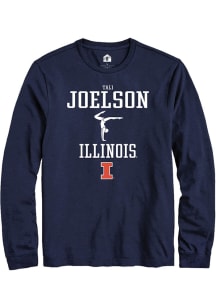 Tali Joelson  Illinois Fighting Illini Navy Blue Rally NIL Sport Icon Long Sleeve T Shirt