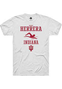 Harrison Herrera  Indiana Hoosiers White Rally NIL Sport Icon Short Sleeve T Shirt