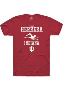 Harrison Herrera  Indiana Hoosiers Red Rally NIL Sport Icon Short Sleeve T Shirt