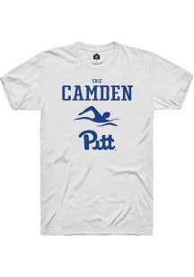 Eric Camden  Pitt Panthers White Rally NIL Sport Icon Short Sleeve T Shirt