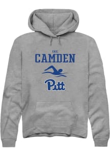 Eric Camden  Rally Pitt Panthers Mens Graphite NIL Sport Icon Long Sleeve Hoodie