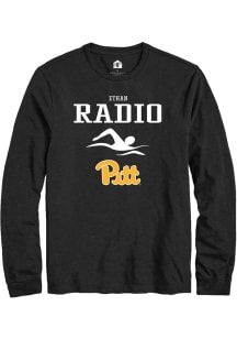 Ethan Radio  Pitt Panthers Black Rally NIL Sport Icon Long Sleeve T Shirt