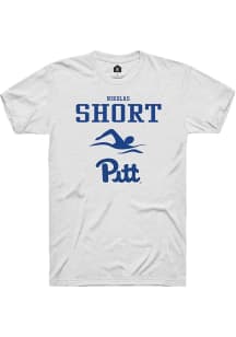Nikolas Short  Pitt Panthers White Rally NIL Sport Icon Short Sleeve T Shirt