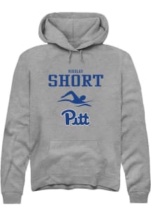 Nikolas Short  Rally Pitt Panthers Mens Graphite NIL Sport Icon Long Sleeve Hoodie