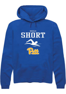 Nikolas Short  Rally Pitt Panthers Mens Blue NIL Sport Icon Long Sleeve Hoodie