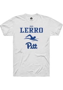 Paul Lerro  Pitt Panthers White Rally NIL Sport Icon Short Sleeve T Shirt