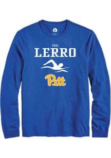Paul Lerro  Pitt Panthers Blue Rally NIL Sport Icon Long Sleeve T Shirt