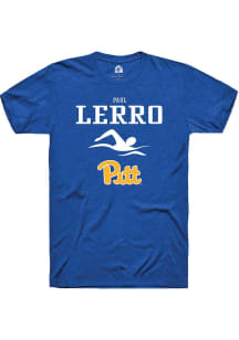 Paul Lerro  Pitt Panthers Blue Rally NIL Sport Icon Short Sleeve T Shirt