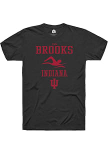 Finn Brooks  Indiana Hoosiers Black Rally NIL Sport Icon Short Sleeve T Shirt