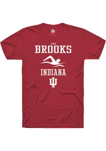 Finn Brooks  Indiana Hoosiers Red Rally NIL Sport Icon Short Sleeve T Shirt