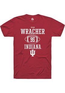 Sean Wracher  Indiana Hoosiers Red Rally NIL Sport Icon Short Sleeve T Shirt