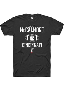 Michael McCalmont  Cincinnati Bearcats Black Rally NIL Sport Icon Short Sleeve T Shirt