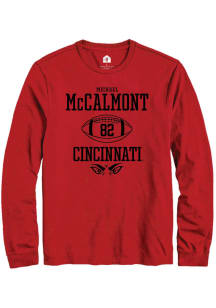 Michael McCalmont  Cincinnati Bearcats Red Rally NIL Sport Icon Long Sleeve T Shirt