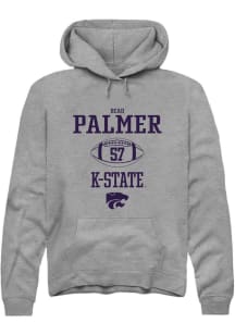 Beau Palmer  Rally K-State Wildcats Mens Graphite NIL Sport Icon Long Sleeve Hoodie