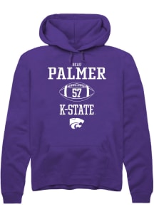 Beau Palmer  Rally K-State Wildcats Mens Purple NIL Sport Icon Long Sleeve Hoodie