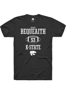 Drake Bequeaith  K-State Wildcats Black Rally NIL Sport Icon Short Sleeve T Shirt
