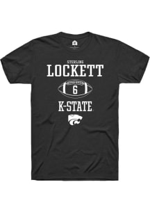 Sterling Lockett  K-State Wildcats Black Rally NIL Sport Icon Short Sleeve T Shirt