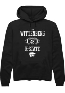 Zach Wittenberg  Rally K-State Wildcats Mens Black NIL Sport Icon Long Sleeve Hoodie