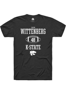 Zach Wittenberg  K-State Wildcats Black Rally NIL Sport Icon Short Sleeve T Shirt