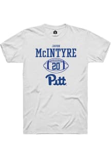 Javon Mcintyre  Pitt Panthers White Rally NIL Sport Icon Short Sleeve T Shirt