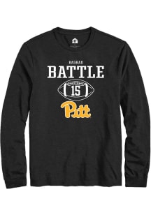 Rashad Battle  Pitt Panthers Black Rally NIL Sport Icon Long Sleeve T Shirt