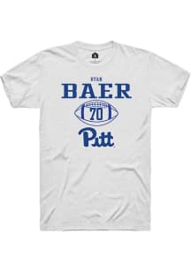 Ryan Baer  Pitt Panthers White Rally NIL Sport Icon Short Sleeve T Shirt