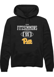 Sean FitzSimmons  Rally Pitt Panthers Mens Black NIL Sport Icon Long Sleeve Hoodie