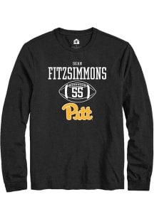 Sean FitzSimmons  Pitt Panthers Black Rally NIL Sport Icon Long Sleeve T Shirt