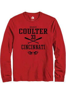 Bradley Coulter  Cincinnati Bearcats Red Rally NIL Sport Icon Long Sleeve T Shirt