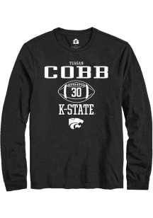 Teagan Cobb  K-State Wildcats Black Rally NIL Sport Icon Long Sleeve T Shirt