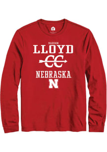 Madison Lloyd  Nebraska Cornhuskers Red Rally NIL Sport Icon Long Sleeve T Shirt