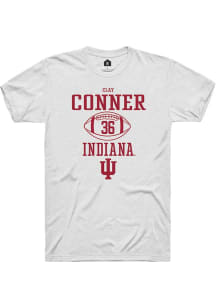 Clay Conner  Indiana Hoosiers White Rally NIL Sport Icon Short Sleeve T Shirt