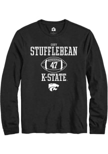Cody Stufflebean  K-State Wildcats Black Rally NIL Sport Icon Long Sleeve T Shirt