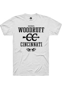 Rachael Woodruff  Cincinnati Bearcats White Rally NIL Sport Icon Short Sleeve T Shirt
