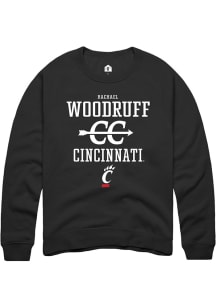 Rachael Woodruff  Rally Cincinnati Bearcats Mens Black NIL Sport Icon Long Sleeve Crew Sweatshirt