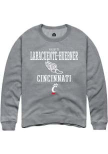 Juliette Laracuente-Huebner  Rally Cincinnati Bearcats Mens Graphite NIL Sport Icon Long Sleeve Cr..