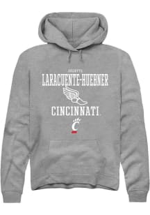 Juliette Laracuente-Huebner  Rally Cincinnati Bearcats Mens Graphite NIL Sport Icon Long Sleeve Ho..