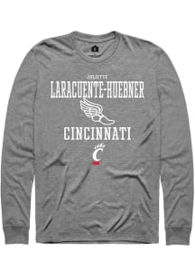 Juliette Laracuente-Huebner  Cincinnati Bearcats Graphite Rally NIL Sport Icon Long Sleeve T Shirt