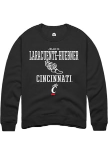Juliette Laracuente-Huebner  Rally Cincinnati Bearcats Mens Black NIL Sport Icon Long Sleeve Crew..