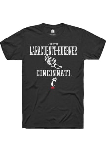 Juliette Laracuente-Huebner  Cincinnati Bearcats Black Rally NIL Sport Icon Short Sleeve T Shirt
