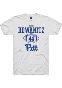 Adam Howanitz  Pitt Panthers White Rally NIL Sport Icon Short Sleeve T Shirt