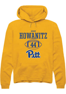 Adam Howanitz  Rally Pitt Panthers Mens Gold NIL Sport Icon Long Sleeve Hoodie