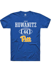 Adam Howanitz  Pitt Panthers Blue Rally NIL Sport Icon Short Sleeve T Shirt