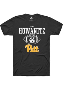 Adam Howanitz  Pitt Panthers Black Rally NIL Sport Icon Short Sleeve T Shirt