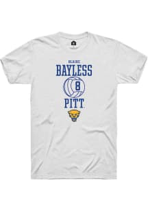 Blaire Bayless  Pitt Panthers White Rally NIL Sport Icon Short Sleeve T Shirt