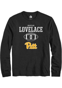 Braylan Lovelace  Pitt Panthers Black Rally NIL Sport Icon Long Sleeve T Shirt