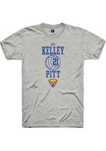 Bre Kelley  Pitt Panthers Ash Rally NIL Sport Icon Short Sleeve T Shirt