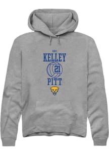 Bre Kelley  Rally Pitt Panthers Mens Graphite NIL Sport Icon Long Sleeve Hoodie