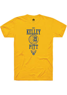 Bre Kelley  Pitt Panthers Gold Rally NIL Sport Icon Short Sleeve T Shirt
